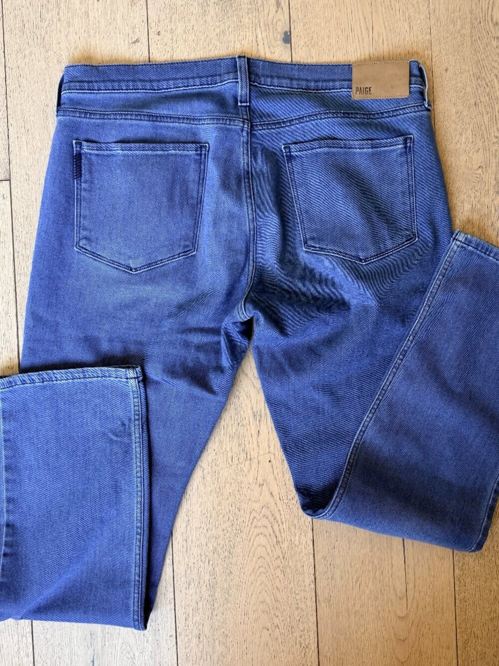 Paige Federal Medium Blue Jeans - 36x33